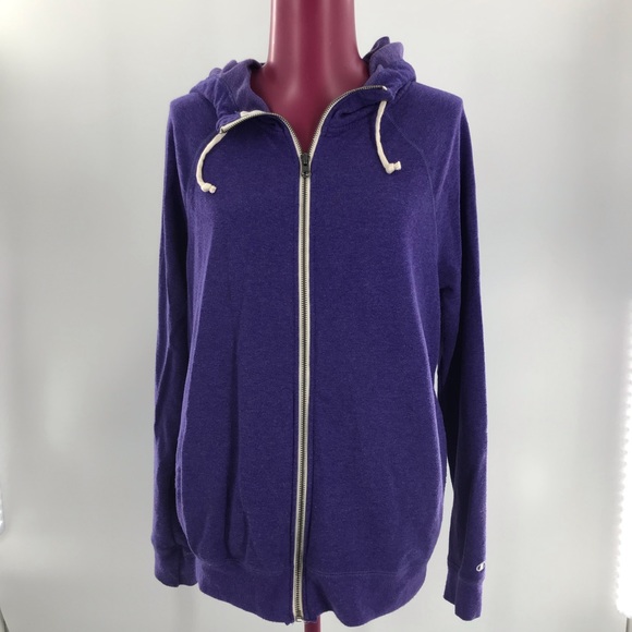 Champion Tops - Champion Vintage Zip Up Hoodie sz L